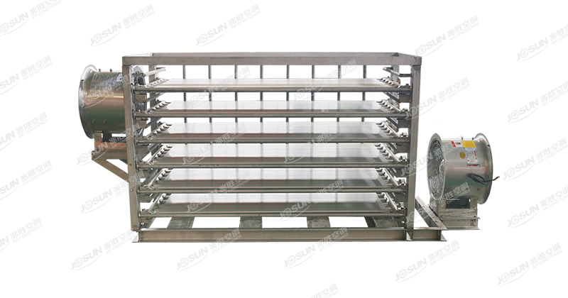 SDX type aluminum alloy shelf air blowing and quick freezing device — Refrigeration by JOSUN