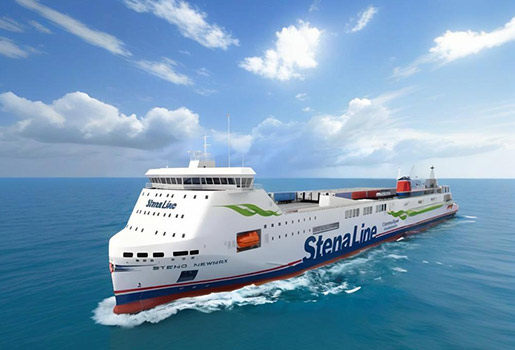 Methanol fuel roll on/roll off ship "StenaConneta"